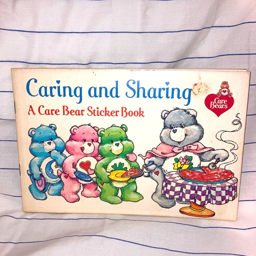 Caring is Sharing Care Bears / Pizza Hut Coloring / Sticker Book